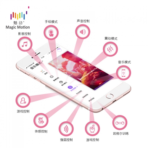跳蛋-魅動-魅動精靈 APP遠(yuǎn)程智能遙控跳蛋 異地互動 共震多頻率